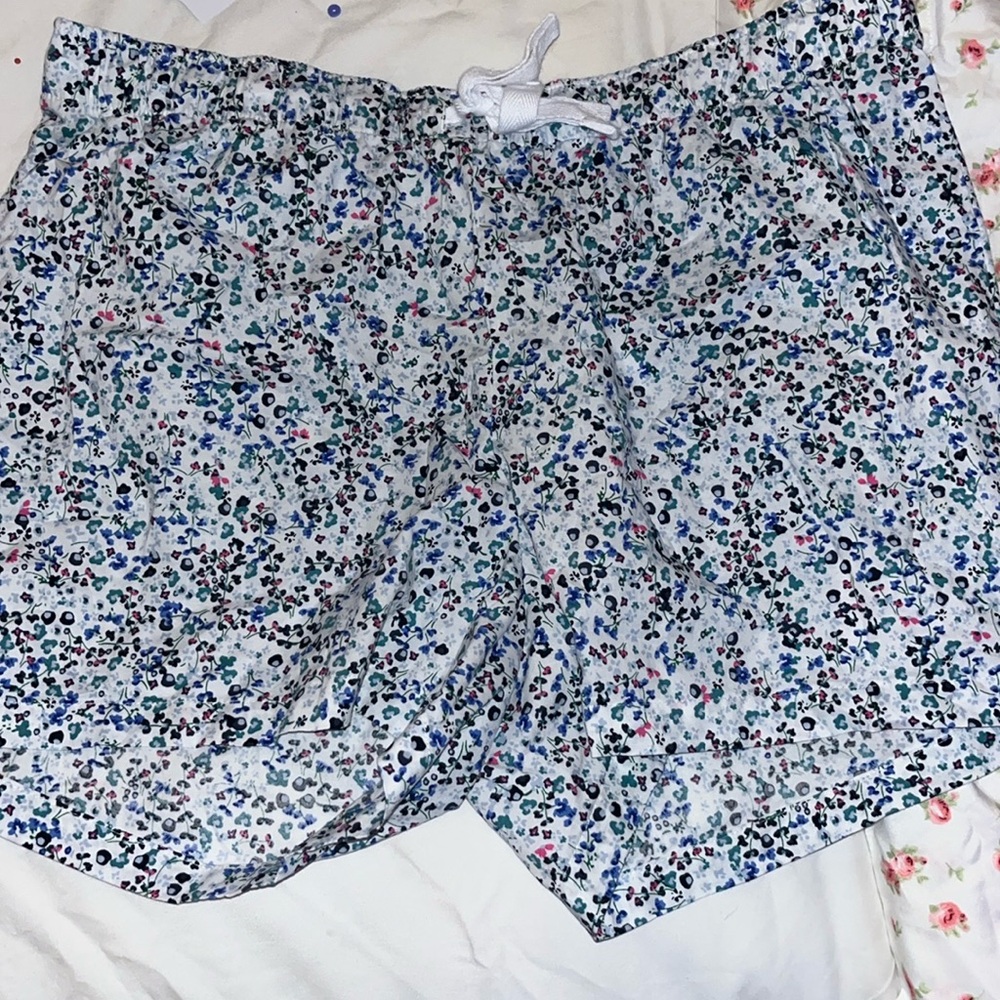 Colorful floral shorts